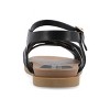 Journee Collection Womens Kimmie Ankle Strap Flat Sandals - 3 of 4