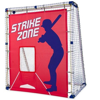 HearthSong All Star 3-in-1 Kids' Baseball Trainer- Bullpen, Batting Cage, and Fielding Rebounder