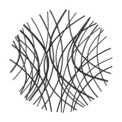 Cheung's Eleni Large Abstract Wall Decor Black