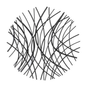 Cheung's Eleni Large Abstract Wall Decor Black - 1 of 4