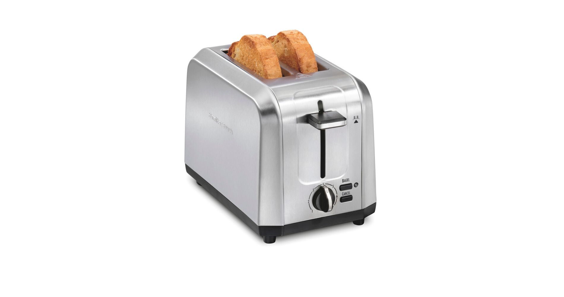 Hamilton Beach 2 Slice Toaster - Stainless Steel: Bagel & Bread Toaster, High-Lift, Adjustable Browning, Kitchen Deals