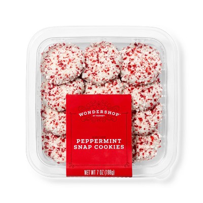 Holiday Peppermint Snap Cookies - 8oz - Wondershop™