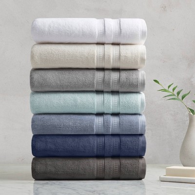 Luxurious Soft Cotton Hand Towel Set in White, 700 GSM