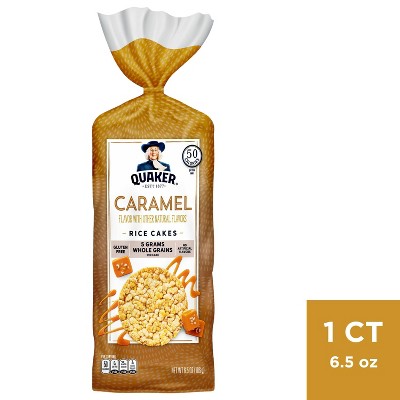 Quaker Caramel Gluten Free Large Rice Cakes - 6.5oz