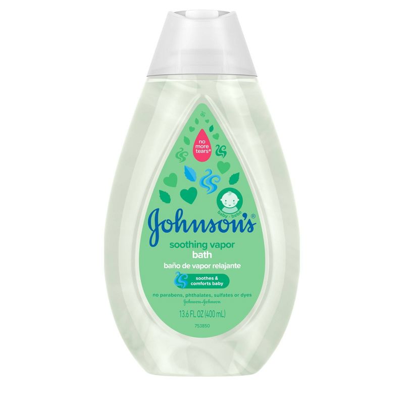 Johnson&#39;s Baby Vapor Bath, Soothing Aromas to Relax and Comfort Babies, Hypoallergenic - 13.6oz, 1 of 9