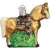 Old World Christmas Glass Blown Ornament For Christmas Tree, Western Horse - 4 of 4