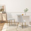 Clihome Velvet Dining Chairs Set of 2 - 3 of 4