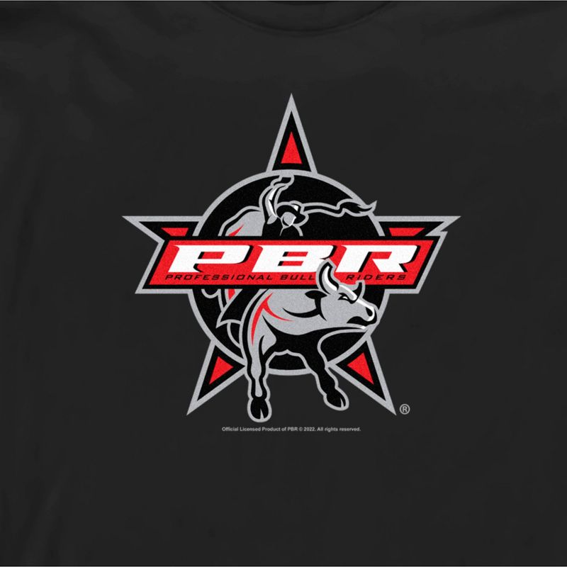 Men's Professional Bull Riders Official Logo Long Sleeve Shirt, 2 of 5