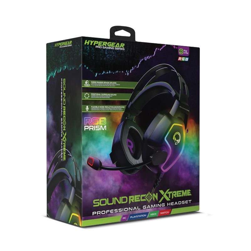 HyperGear® SoundRecon RGB LED Professional Gaming Headset, 3 of 11