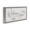 Stupell Industries Welcome To Our Home Country Sign, 25" x 11" - 3 of 4