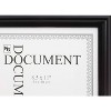 Kiera Grace Set of 24 Black Document Picture Frames Black : Embassy Style, 8.5"x11", Wall Mount - 4 of 4