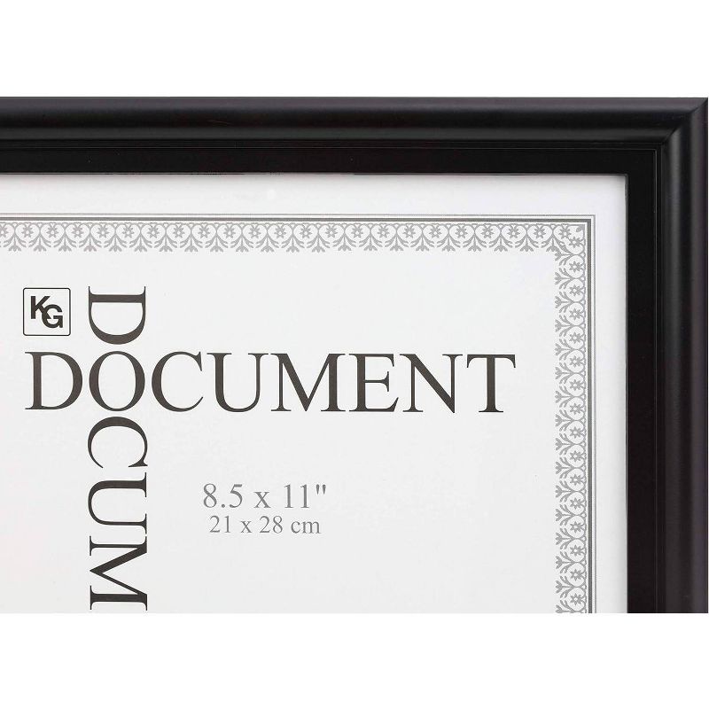 Kiera Grace Set of 24 Black Document Picture Frames Black, 4 of 9