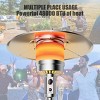 Tangkula Patio Rolling Steel Heater Freestanding Outdoor Propane Heater w/Table Suitable for Garden Wedding & Party - 3 of 4
