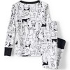 Lands' End Kids Pattern Snug Fit Pajama Set - 3 of 3