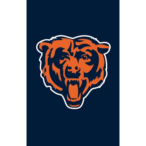 Evergreen Nfl Chicago Bears Applique House Flag 28 X 44 Inches