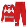 Power Rangers Boys' Red Ranger Classic Character Costume Sleep Pajama Set Red - 2 of 4