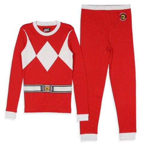 Power Rangers Boys' Red Ranger Classic Character Costume Sleep Pajama Set  (6) Red : Target