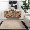 Nuloom Bronwyn Farmhouse Bordered Jute Blend Indoor Area Rug - 4 of 4