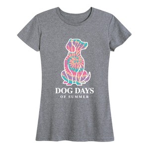 Women's - Instant Message - Dog Days Of Summer Short Sleeve Graphic T-Shirt - 1 of 4