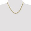 Black Bow Jewelry 4.5mm 10k Yellow Gold Concave Anchor Chain Necklace - 2 of 4