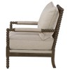 NicBex Linen Accent Chair,Upholstered Living Room Chairs with Spindl Backrest,Legs and Armrests,Cozy Armchair,Accent Chairs for Living Room - 3 of 4