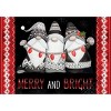 LANG 12ct 'Merry & Bright' Gnomes Petite Boxed Holiday Greeting Card Pack - 2 of 4