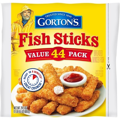 Gorton's Frozen Breaded Minced Fish Sticks - 24.5oz/44ct