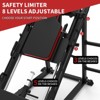Leg Press Machine, Hack Squat Machine - Professional 2-in-1 Combo with Linear Bearing, 1500 LBS Capacity, Adjustable - 4 of 4