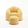 NicBex Microfiber Bean Bag Chair with High Pressure Foam,Lazy Sofa Chair with Footrest,Modern Lounge Chair for Living Room - 4 of 4