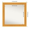 Amanti Art Sierra Non-Beveled Wood Framed Bathroom Vanity Wall Mirror - 3 of 4