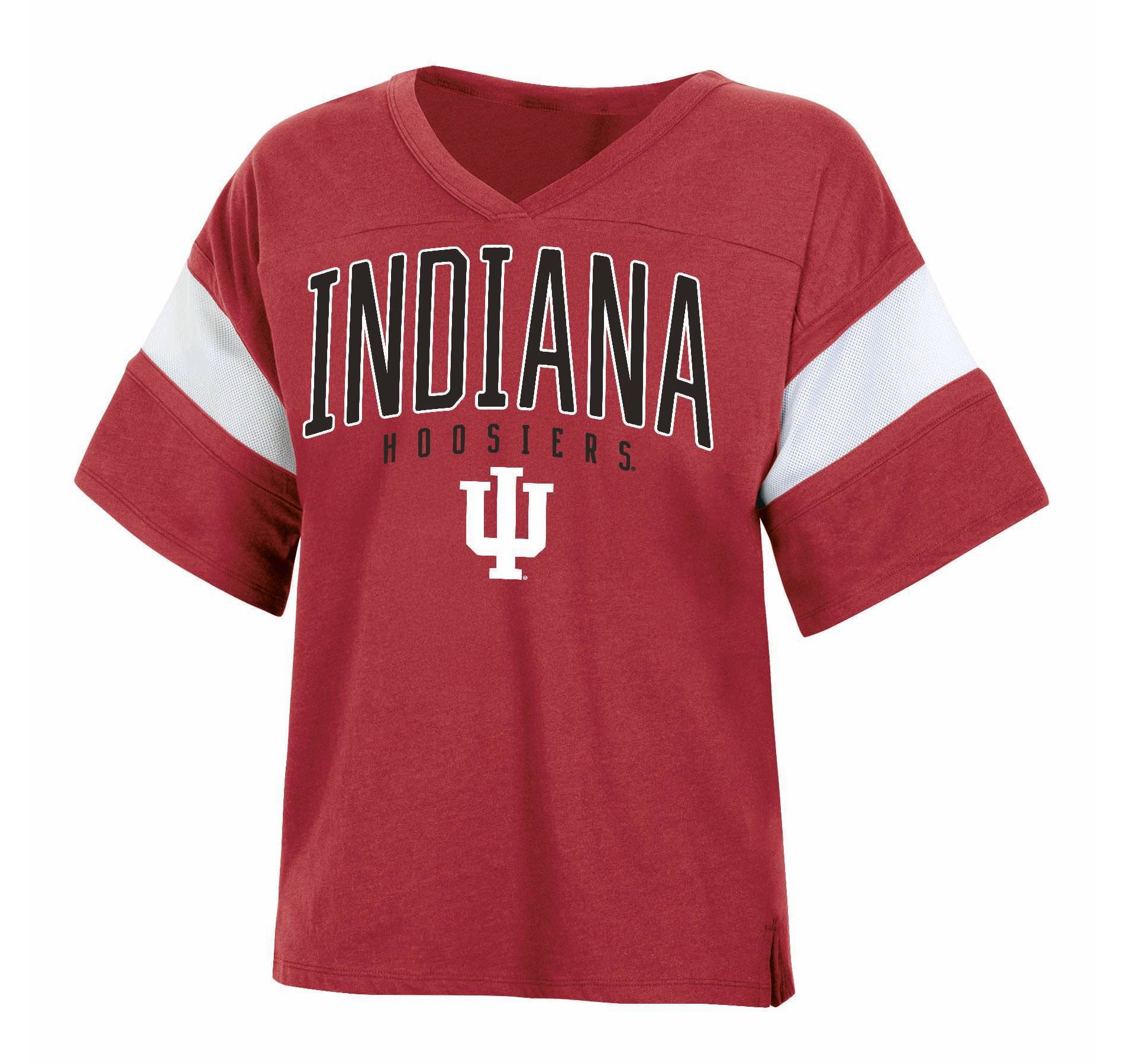 NCAA Indiana Hoosiers Women's Jersey T-Shirt