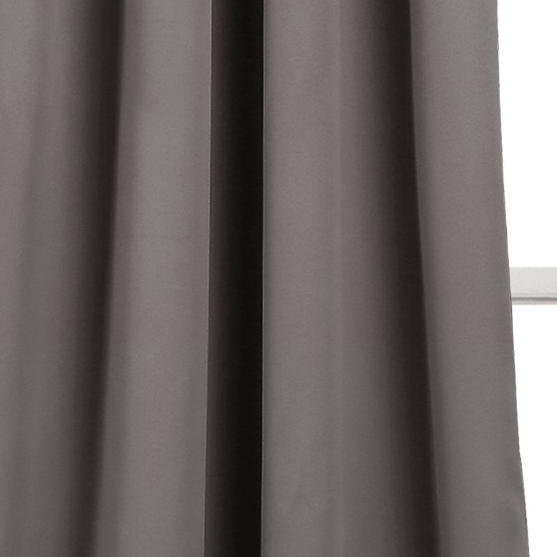 Set of 2 Insulated Grommet Top Blackout Curtain Panels - Lush Décor, 4 of 18