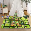 Kids Carpet, City Traffic Road Carpet, Super Soft, Non-Slip, Learning Exercise Mat / Puzzle Car Carpet, Bedroom / Kids Room / Playroom - 2 of 4