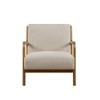 Sapphtopaz Wood Accent Chair Lounge Chairs Mid-Backrest Upholstered Armchair Mid Century Modern Comfy Chair for Living Room, Bedroom, Nursery - 2 of 4