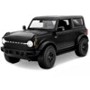 2021 Ford Bronco Wildtrak Black Metallic with Dark Gray Top "Special Edition" 1/18 Diecast Model Car by Maisto - 2 of 3