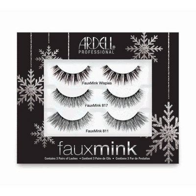 Ardell Faux Mink False Eyelashes Gift Set - 3pc
