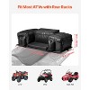 VEVOR ATV Rear Storage Bag, 50L ATV Rear Cargo Bag with Sponge Seat Cushion & Bottle Holder, 600D Oxford Cloth Rear Seat Gear Bag, Black - 4 of 4