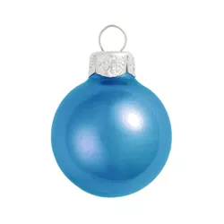Northlight 2ct Metallic Cobalt Blue Glass Ball Christmas Ornaments 6" (150mm)