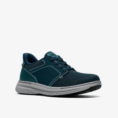 Clarks Mens Craftwell Low Navy Shoes 11.5 Medium — фото 4