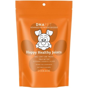DNA PET Happy Healthy Joints Treats for Dogs, Real Chicken Air-Dried Dog Chews, Beef Collagen - 8 oz - 1 of 4