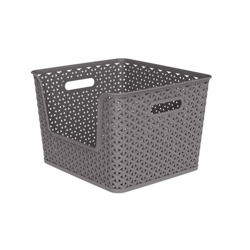 Y-weave Small Decorative Storage Basket White - Brightroom™ : Target