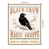 Amanti Art Black Crow Halloween Color by Anne Tavoletti Canvas Wall Art Print Framed 23-in. x 28-in. - 4 of 4