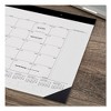 Contemporary Monthly Desk Pad, 22 x 17, White Sheets, Black Binding/Corners,12-Month (Jan to Dec): 2025 - 4 of 4