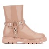 Olivia Miller Girl's Harness Lug Sole Boots - 2 of 4