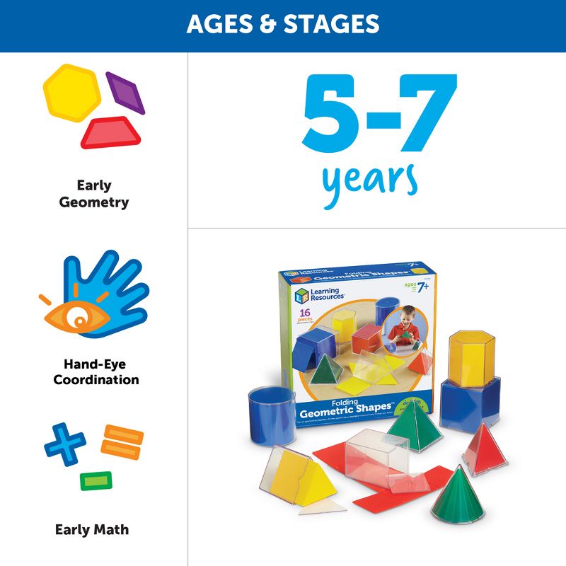 Learning Resources Folding Geometric Shapes Set, Ages 7+, 4 of 6