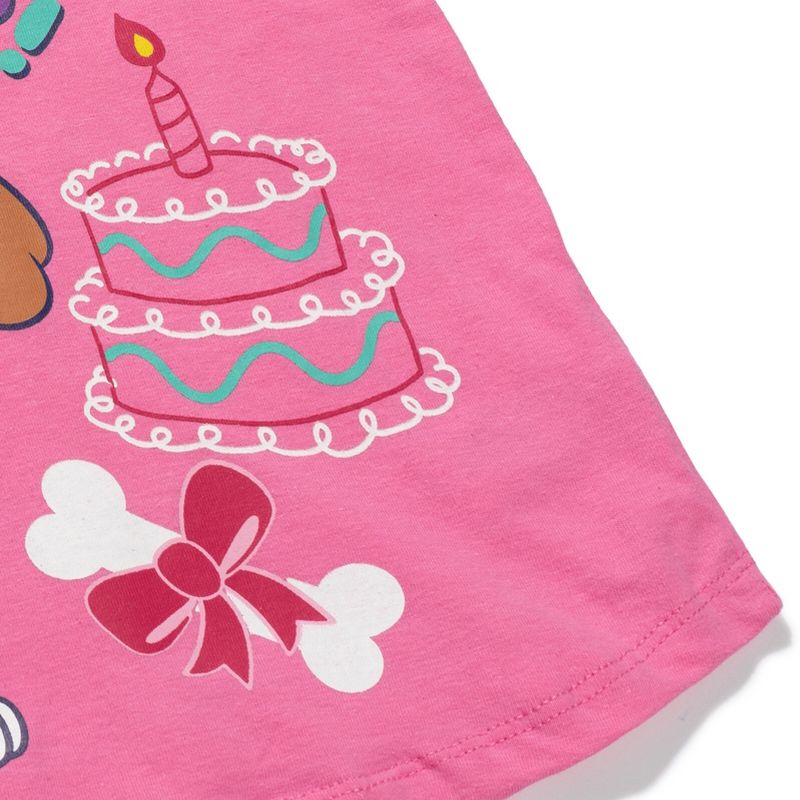 Paw Patrol Nickelodeon Skye Rubble Chase Girls Birthday T-Shirt Toddler to Big Kid, 3 of 5