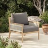 Nathan James Kayden Outdoor Accent Chair Dark Gray - 2 of 4