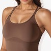 Anna-Kaci Active Women's Scoop Neck Cropped Rib Knit Seamless Criss Cross Back Sports Bra - 4 of 4