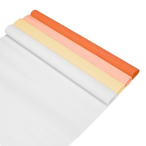 Unique Bargains Durable Soft Flexible Thickened Crepe Paper 4 Pcs - 1 of 4