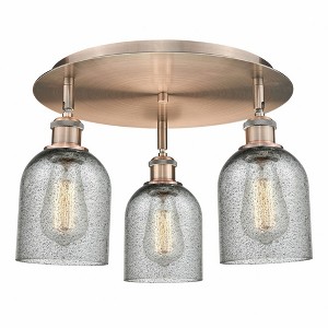 Caledonia - 3 Light Flush Mount In Industrial Style-9.5 Inches Tall and 16.75 Inches Wide - 1 of 1